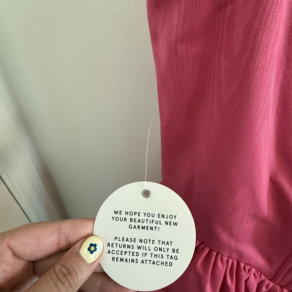 NWT STAUD Landscape Corset Mini Dress in Pink Lollipop - Picture 10 of 13